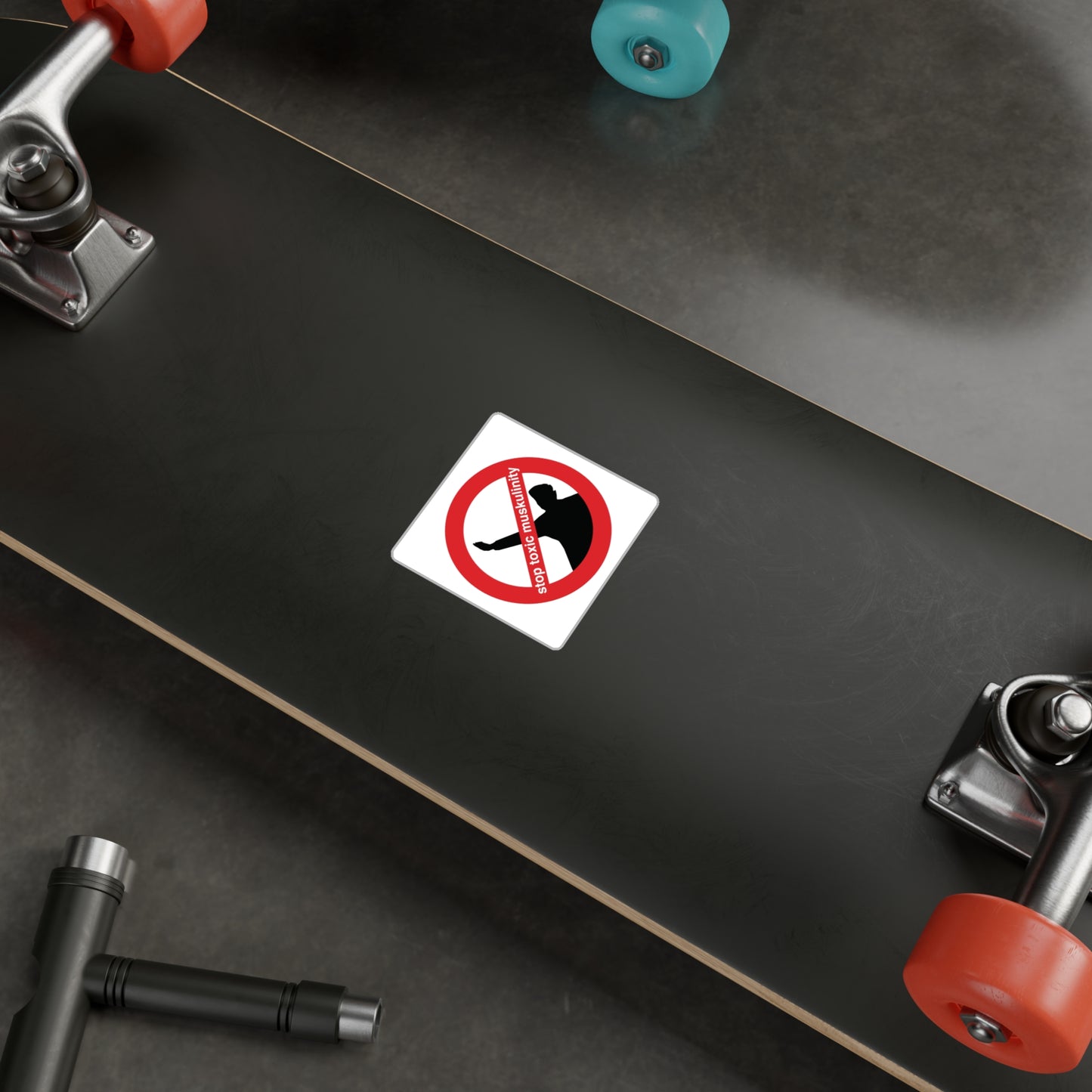 Stop Toxic Muskulinity Decal Sticker